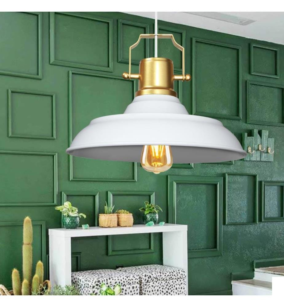 Lustre, blanc, 100 % MÉTAL