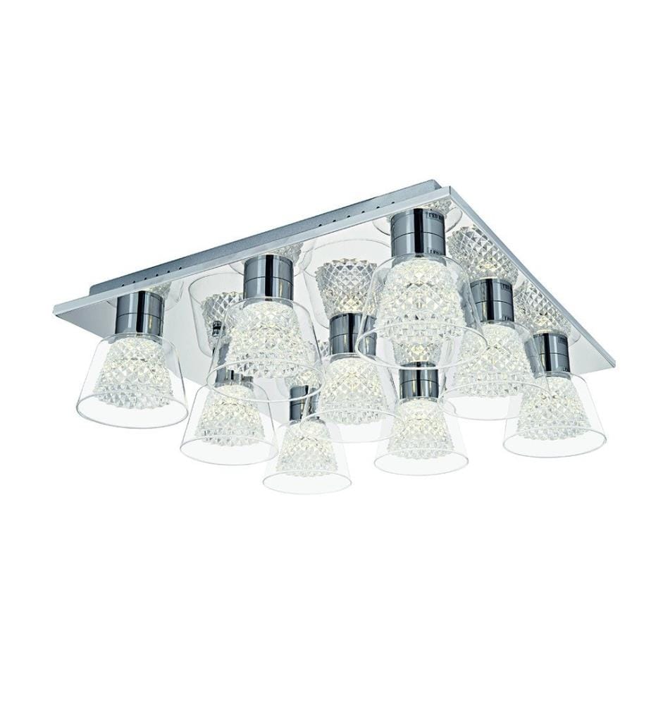 Lustre, argent, 50 % MÉTAL / 50 % VERRE