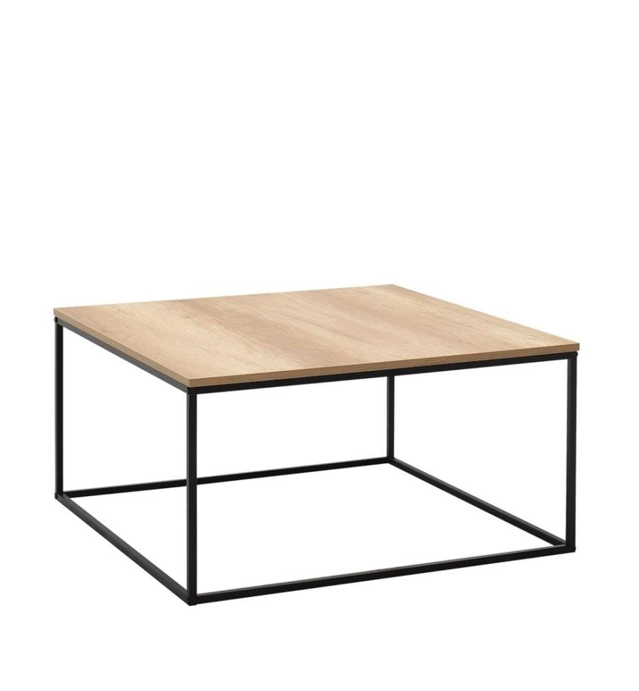 Table basse, noyer noir, panneau de particules mélaminé