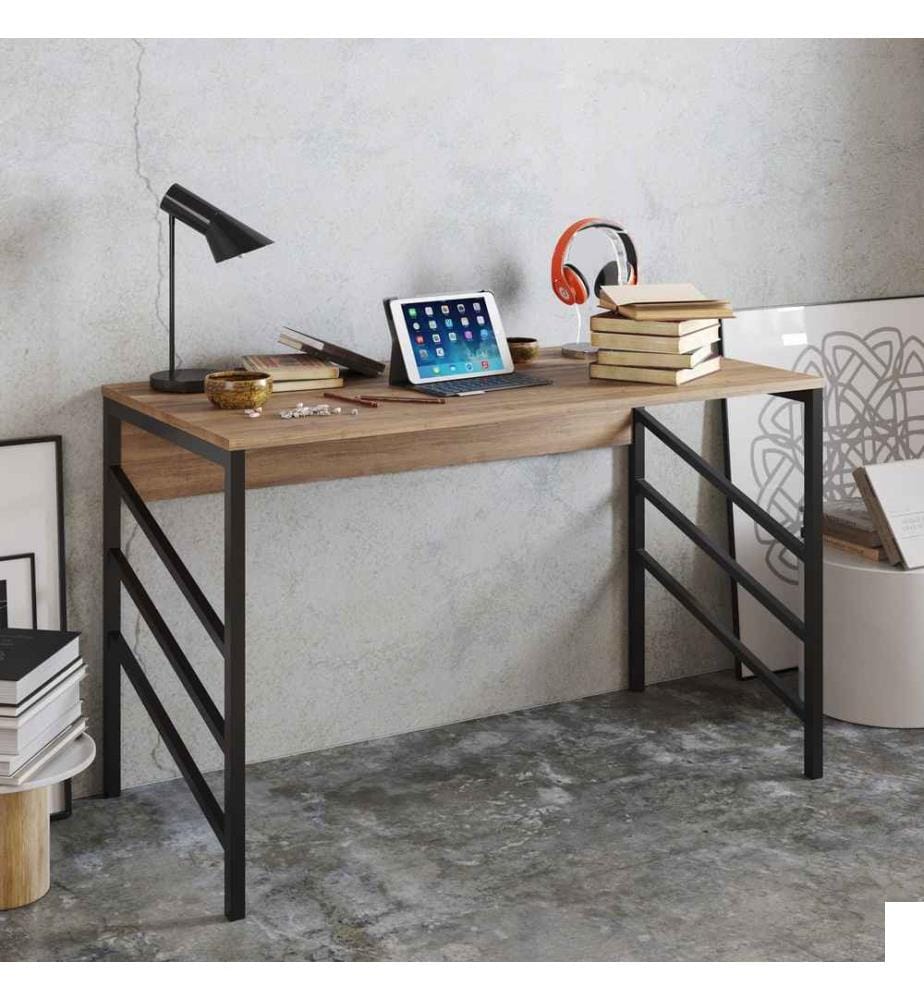 Bureau d'étude, noyer noir, panneau de particules mélaminé