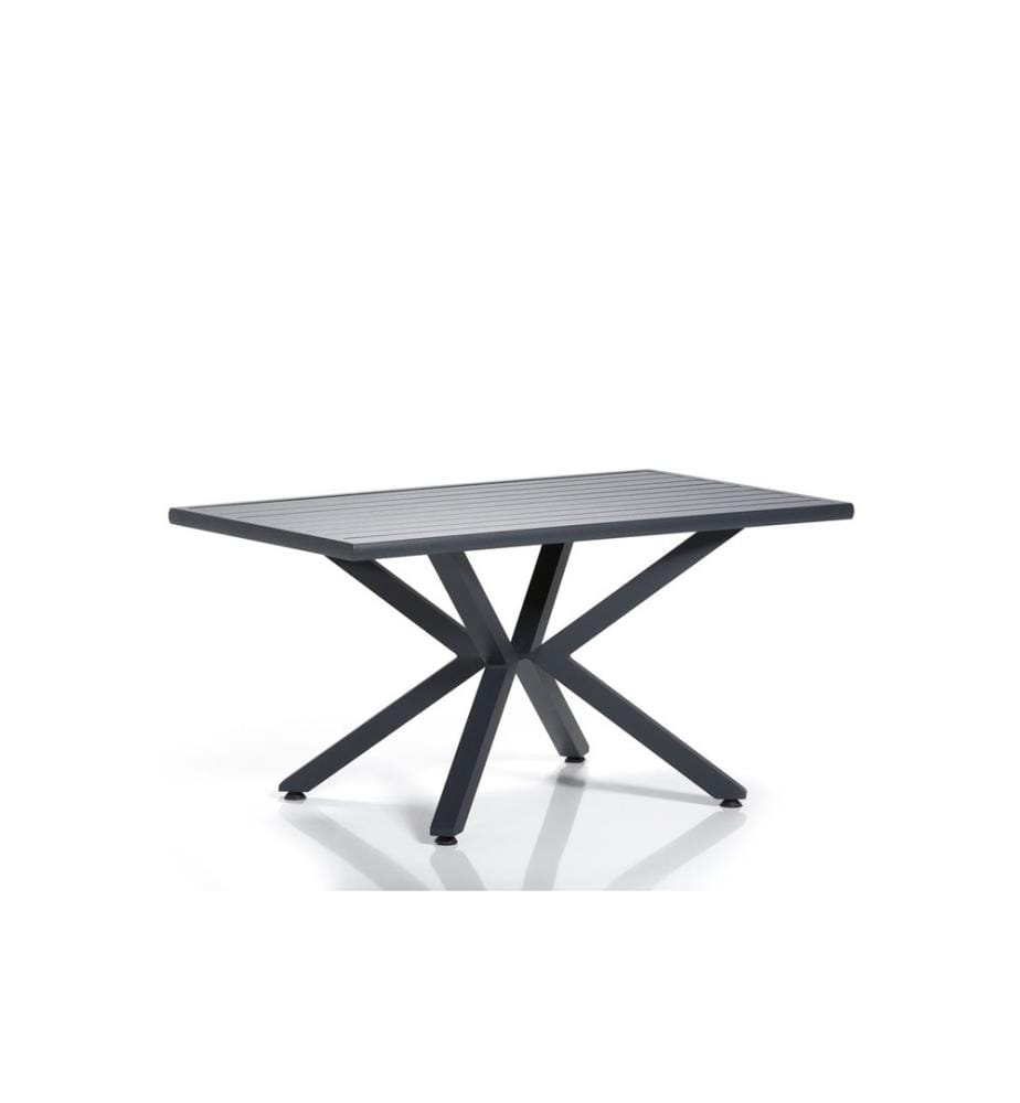 Table de jardin, Multicolore, Aliminium, Table supérieure Aliminium