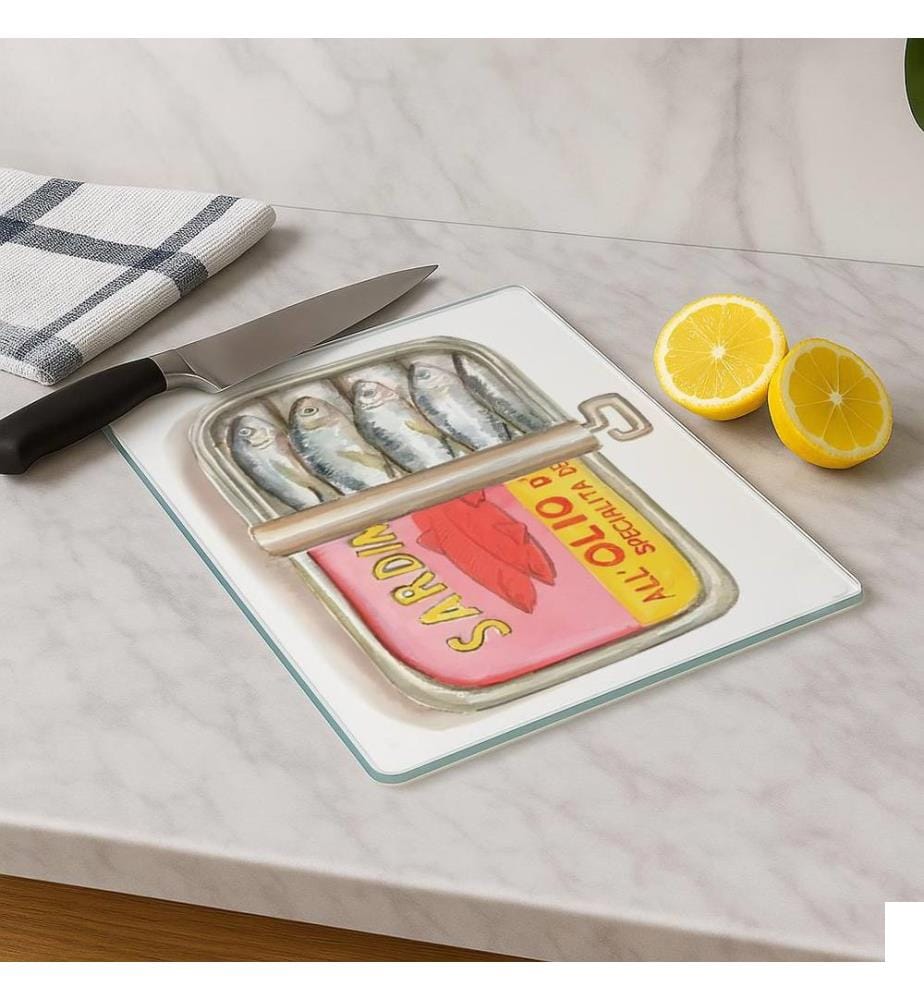 Planche à découper, multicolore, 100 % VERRE TEMPÉRÉ (épaisseur : 4 mm)