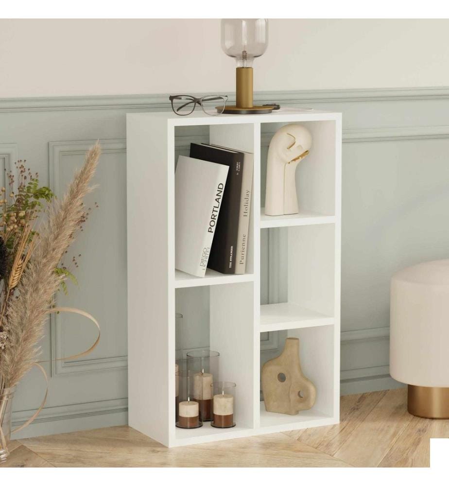 Étagère, panneau de particules 100 % mélaminé, blanc