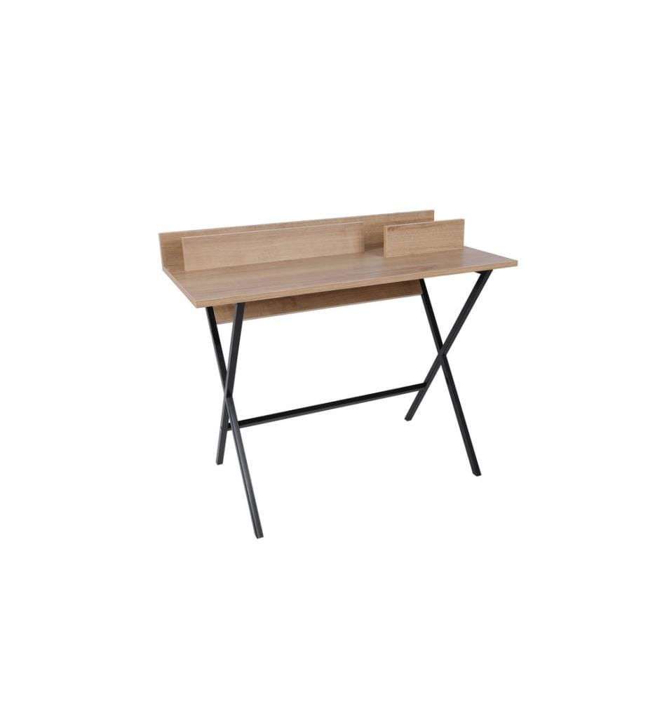Couleur Chêne, Noire, Tables Basses, 50X100X89 cm, Plaque De Particules À Revêtement En Mélamine