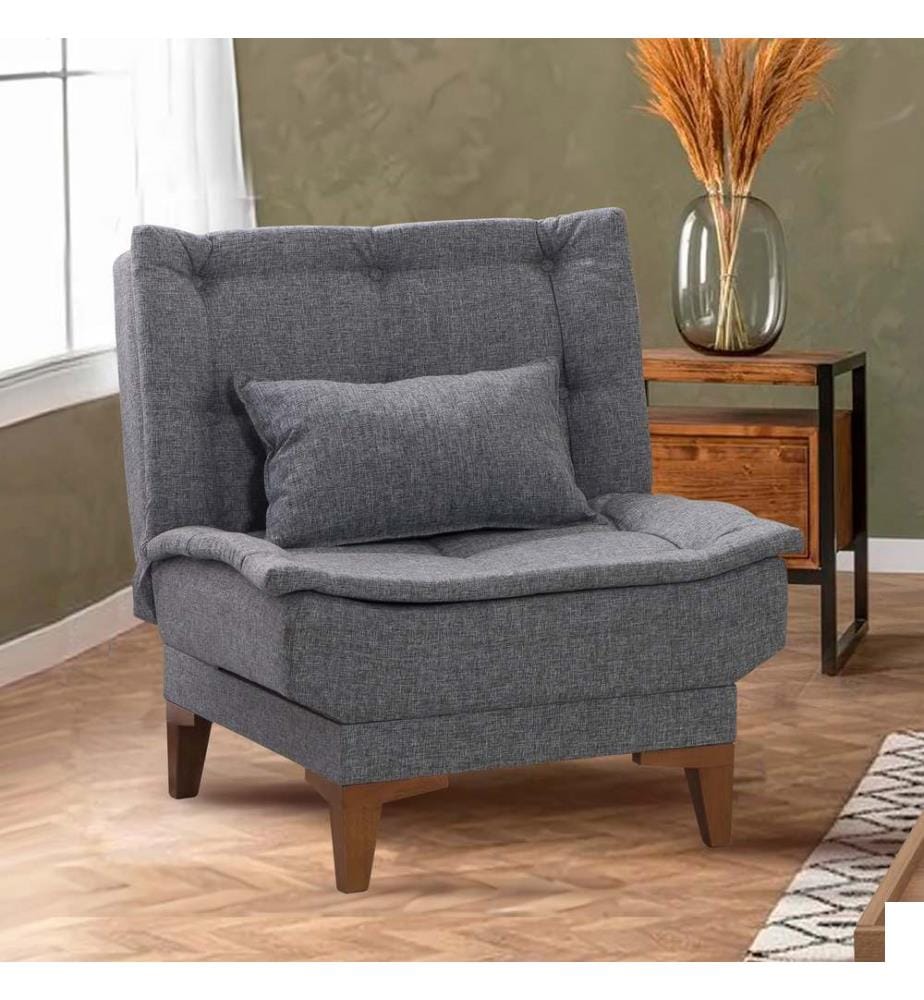 Gris Foncé, Chaise De Bistrot, Bois Cadre De Hêtre
