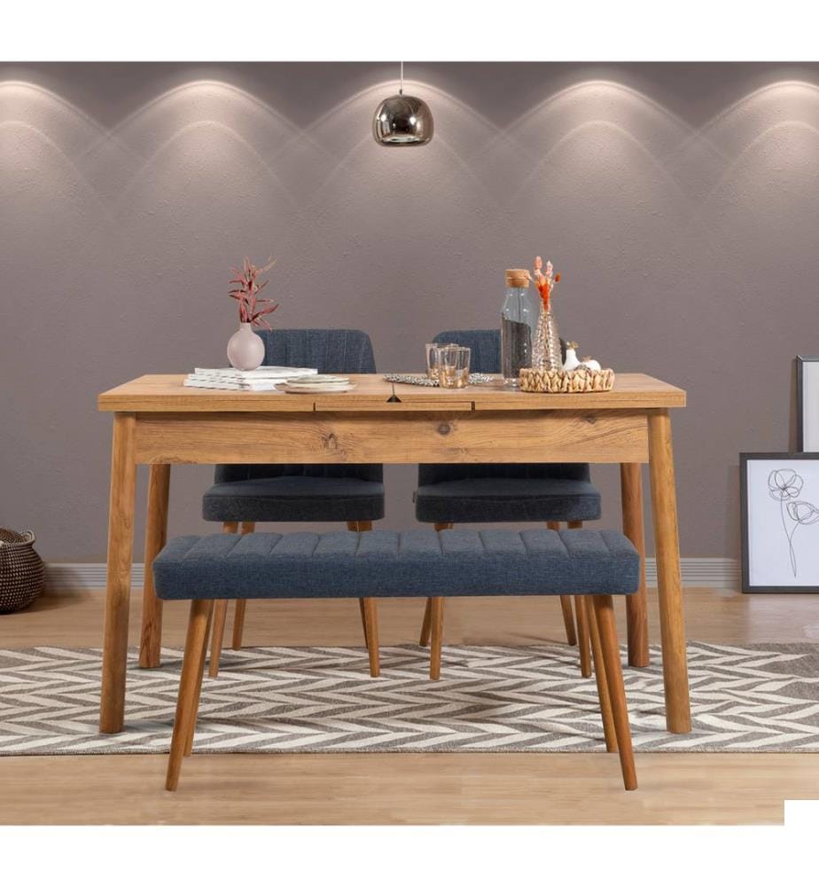 Pin Atlantique, Tables Basses, 75X120X75 cm, Plaque De Particules Enrobée De Mélamine