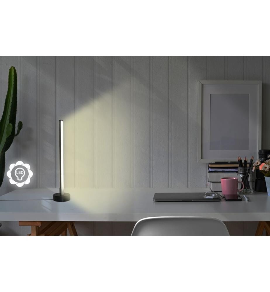 Blanc, Lampes De Bureau, Corps En Aluminium De 45 cm