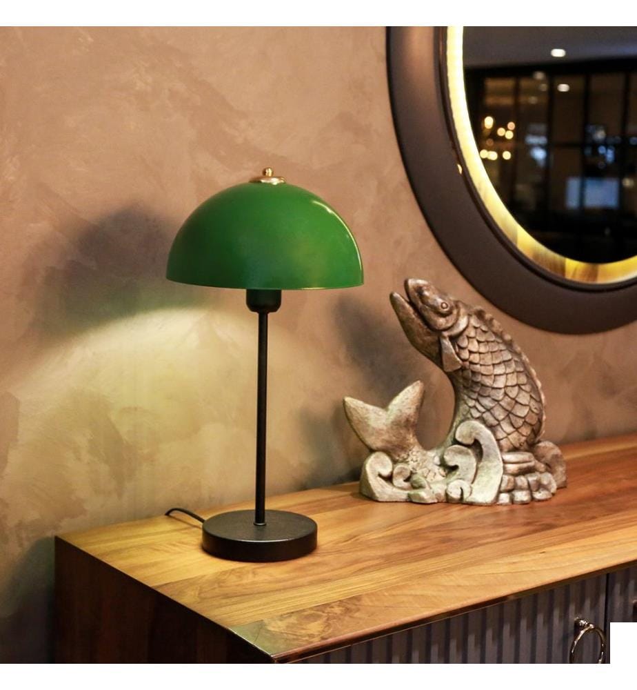 Vert, Lampes De Bureau, 23 X 12 cm, Métal