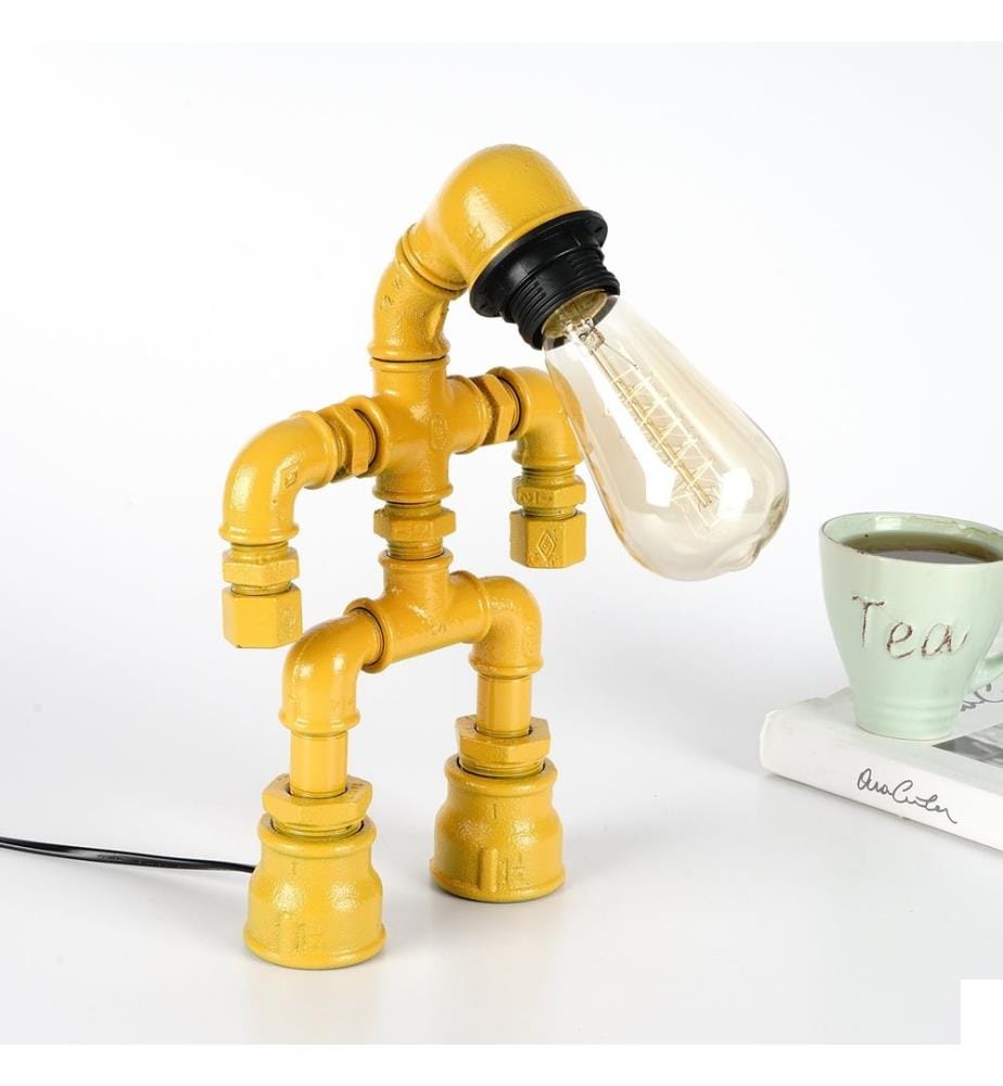 Jaune, Lampes De Bureau, 30 X 20 X 7 cm, Casting En Métal À 100%