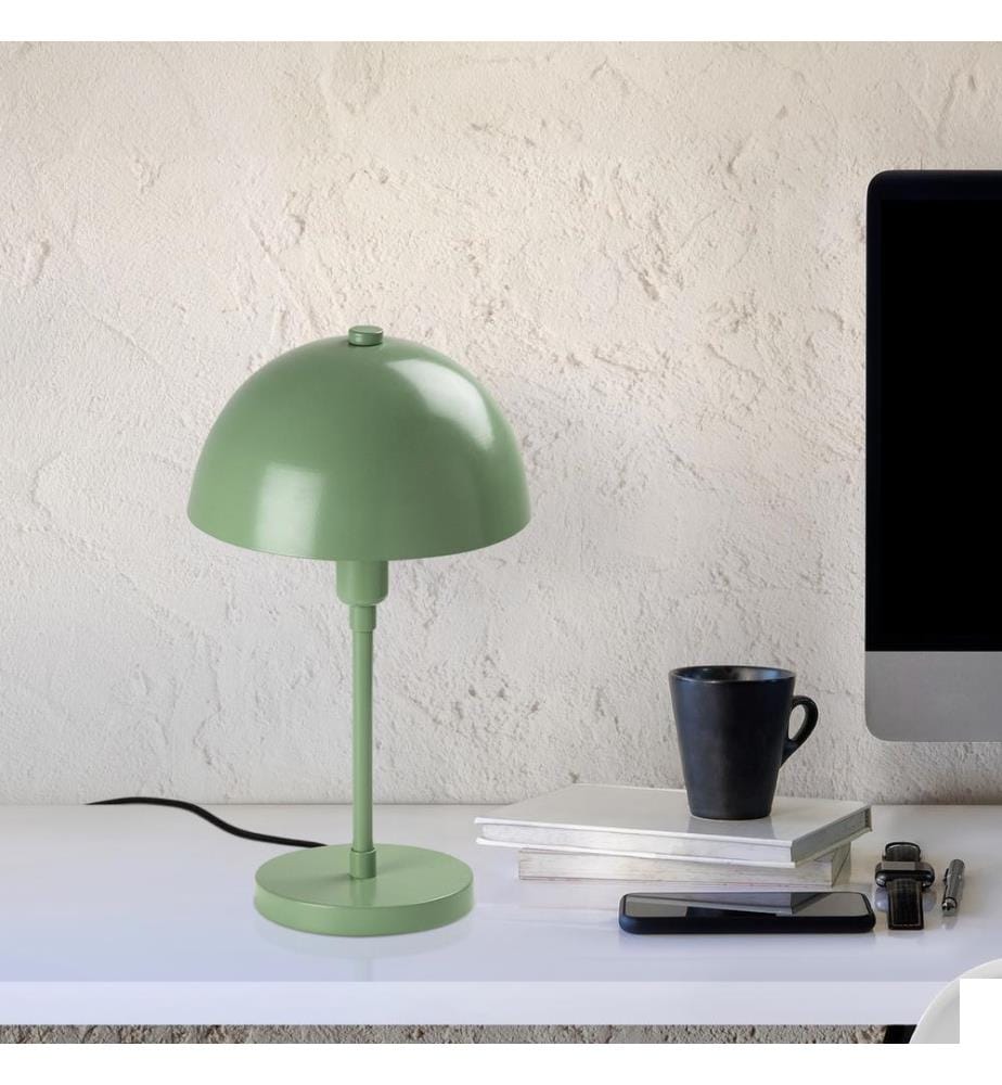 Lampe de table, verte, CORPS EN MÉTAL