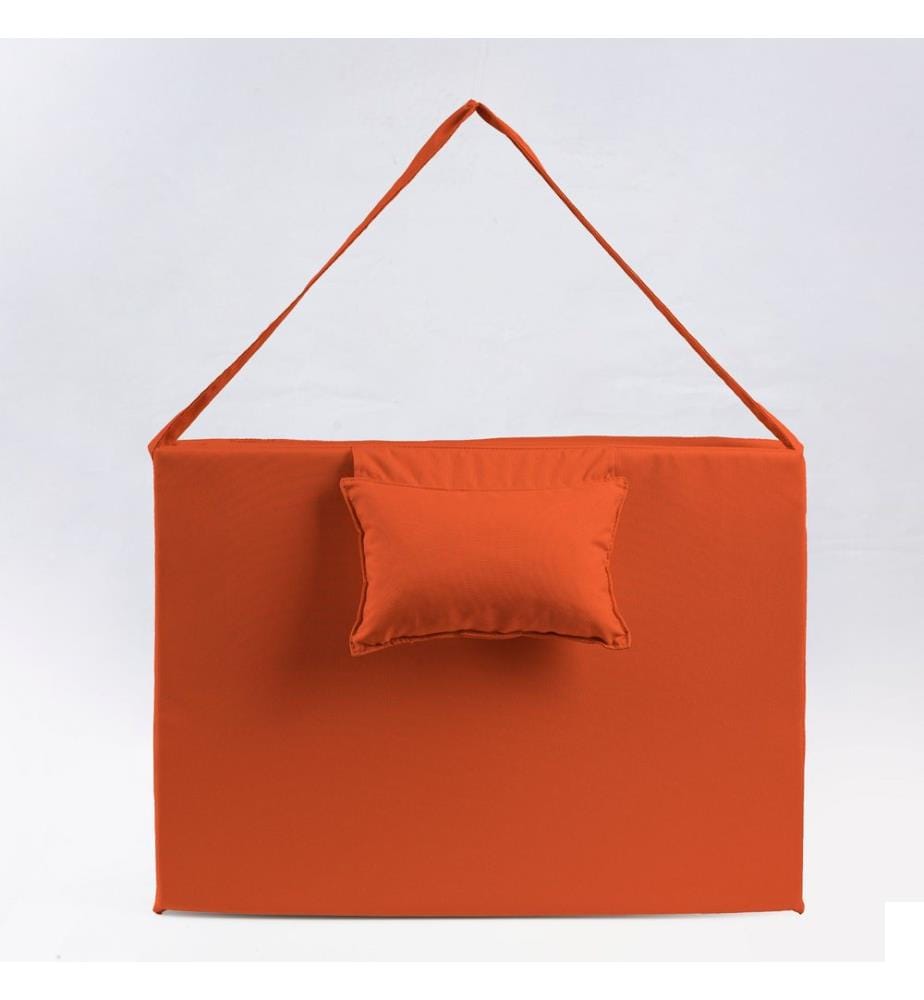 Lit pliant, Orange, 100% SPONGE