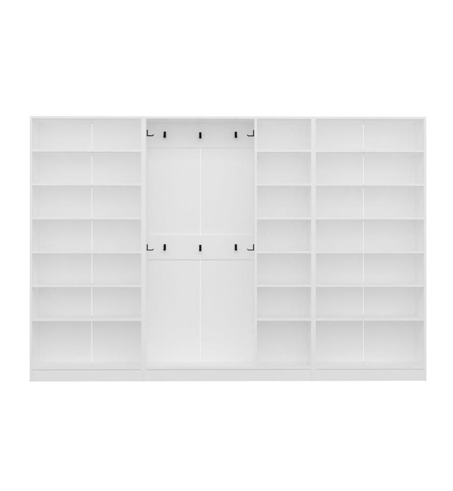 Portemanteau, blanc, 100 % panneau de particules mélaminé