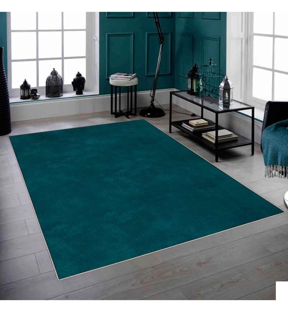 Tapis, vert, 100% polyester, 60 x 100 cm