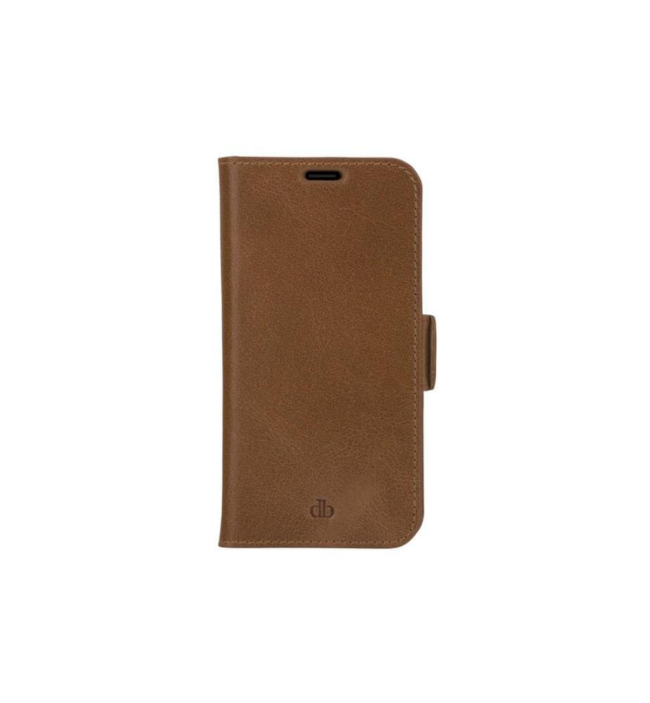 DBRAMANTE1928 - Book Cover Copenhagen Slim iPhone 13 Pro Max Marron