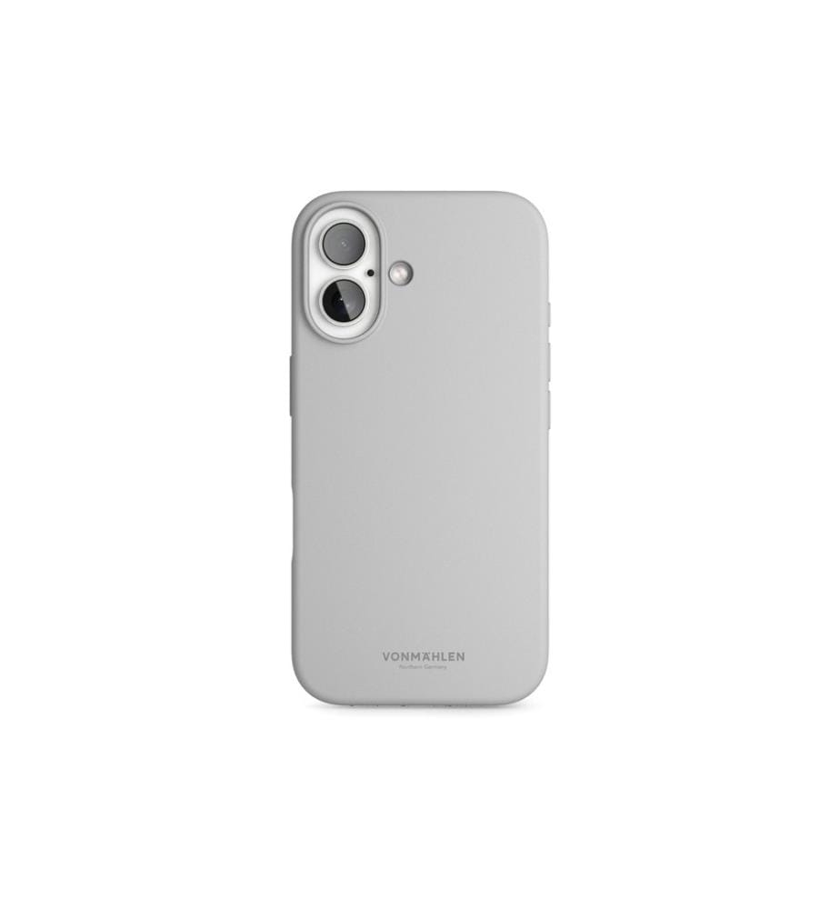 Vonmählen - Coque arrière Soft Silicone iPhone 16 Light Gray