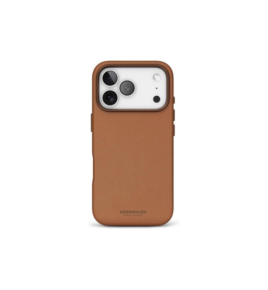 Vonmählen - Coque arrière Like Leather iPhone 17 Pro Black