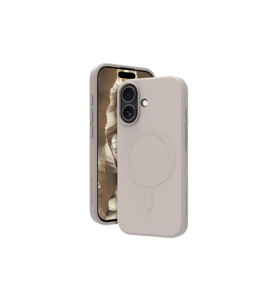 DBRAMANTE1928 - Coque arrière Greenland Pro MS iPhone 17 Beige/Gris
