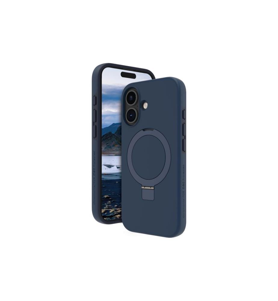DBRAMANTE1928 - Coque arrière Iceland Ultra D3O Kick iPhone 16 Plus Bleu