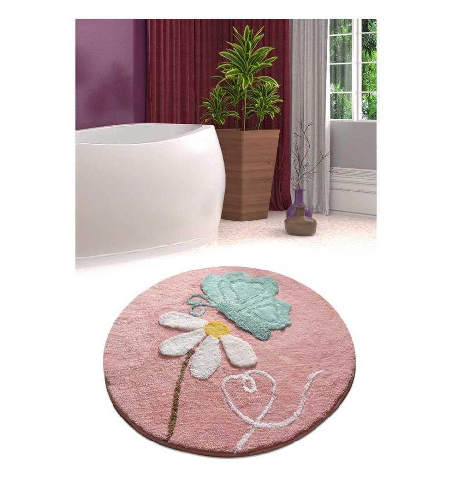 Tapis de bain en acrylique, multicolore, 100% acrylique