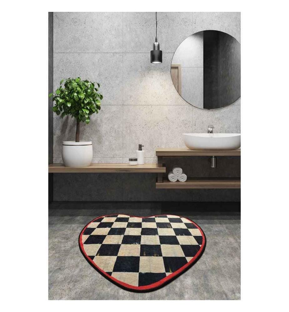 Tapis de bain, Multicolore, 100% Polyester