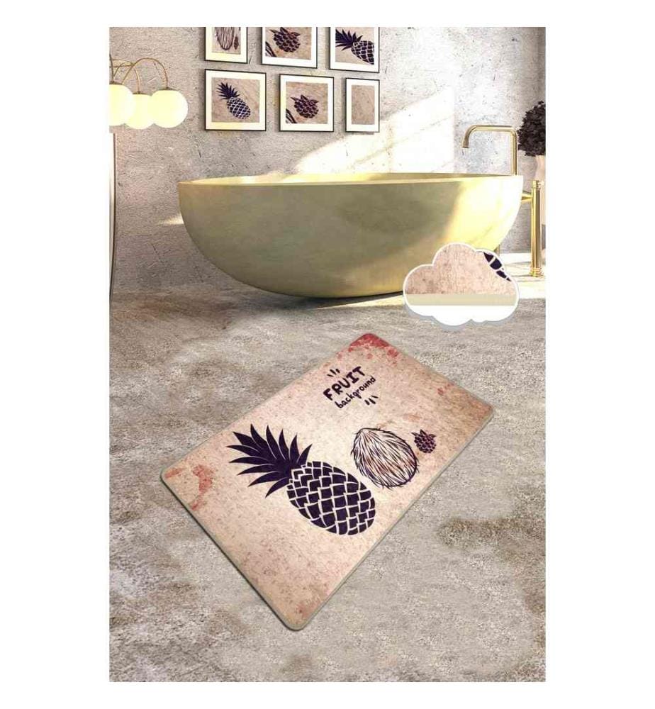 Tapis de bain, Multicolore, 100% Polyester