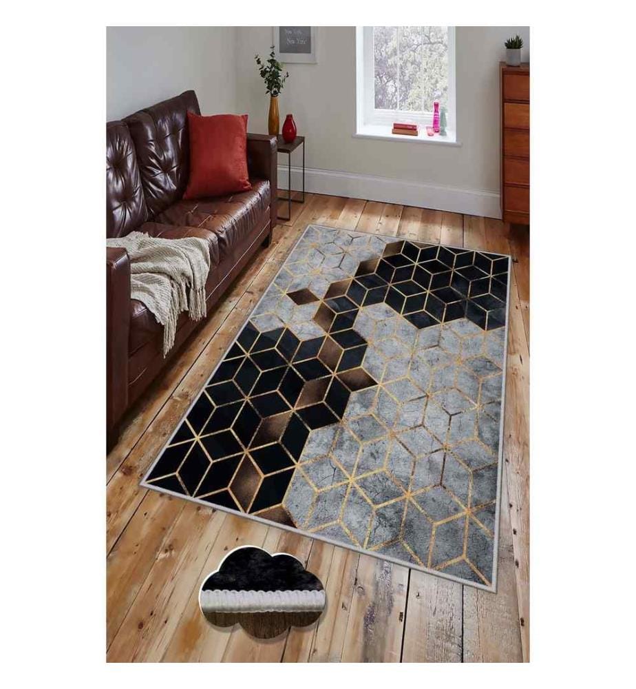 Tapis de salle, 100 x 300, , Multicolore, Polyester, 850 gr-m²,