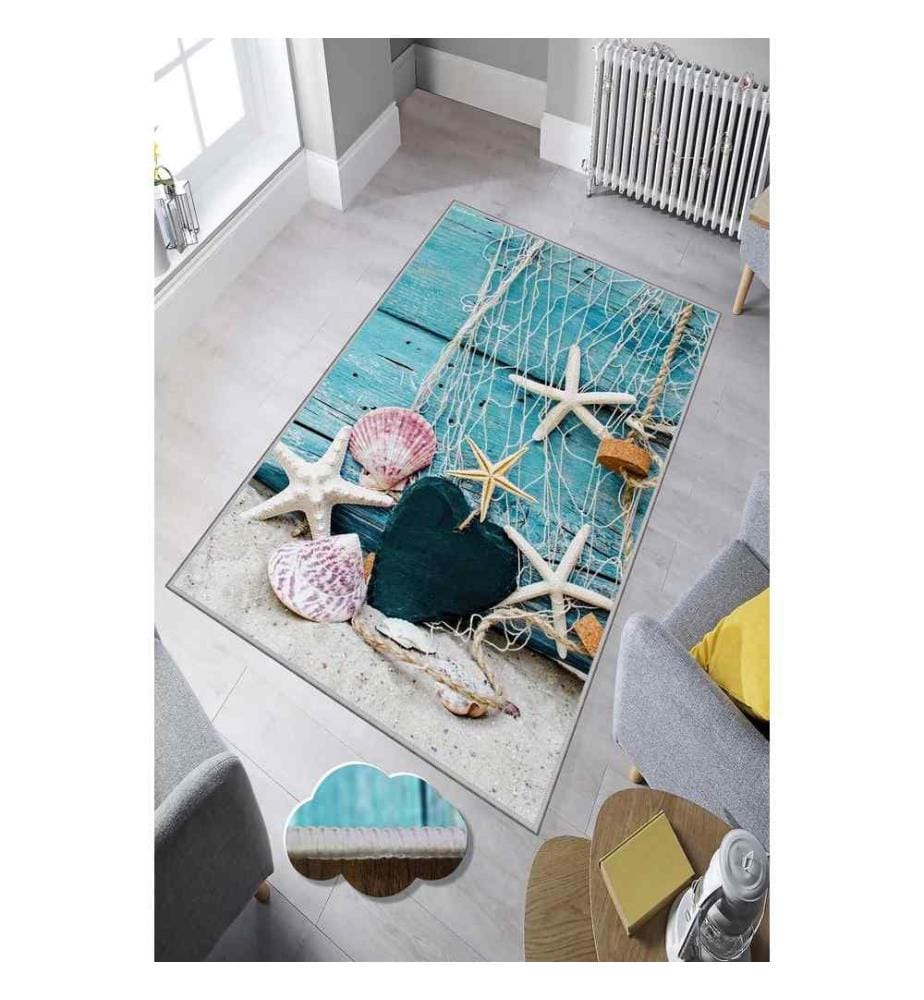 Tapis, Multicolore, 100% Polyester, 60 x 100 cm