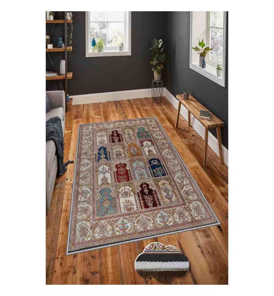 Tapis, Multicolore, 100% Polyester, 60 x 100 cm