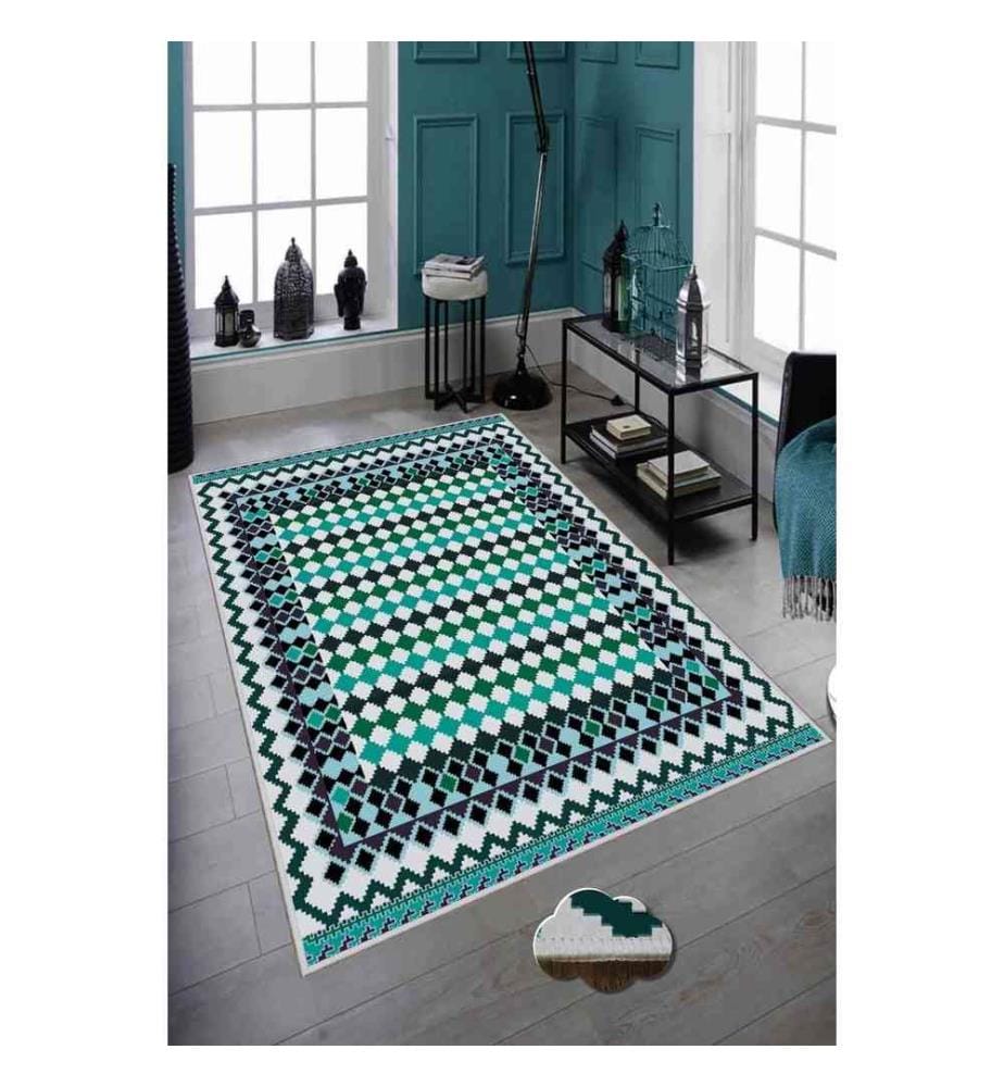 Tapis de salle, Multicolore, 100% Polyester, 100 x 150 cm
