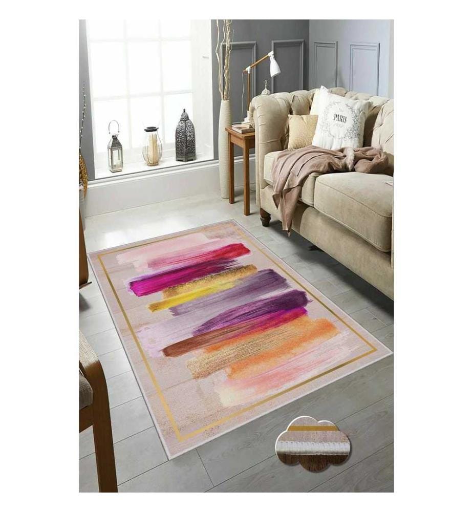 Tapis de salle, Multicolore, 100% Polyester, 100 x 150 cm