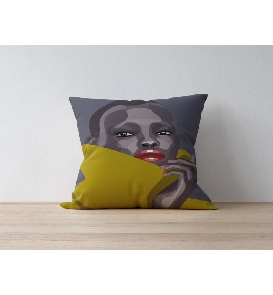 Housse de coussin, Multicolore, 50% Polyester - 50% Coton, Impression numérique