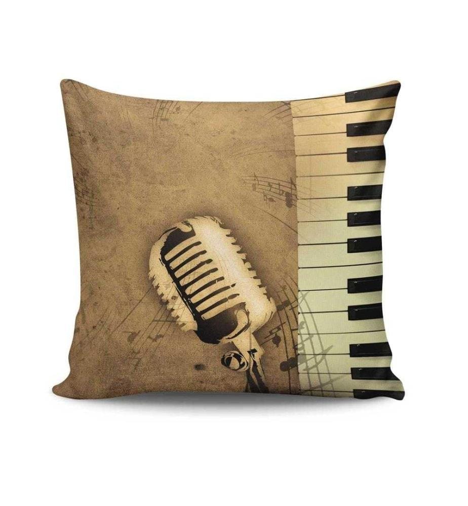 Housse de coussin, Multicolore, 50% coton - 50% polyester
