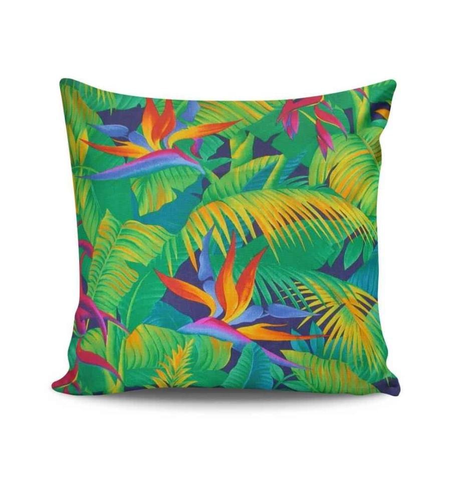 Housse de coussin, Multicolore, 50% coton - 50% polyester