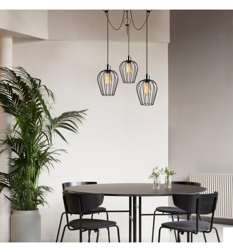 Lustre, Noir, Corps Métallique