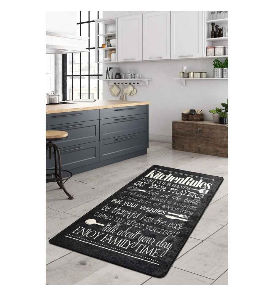 Tapis de salle, 100 x 300, , Multicolore, 50% tissu velours - 50% polyester, hauteur des poils 4 mm