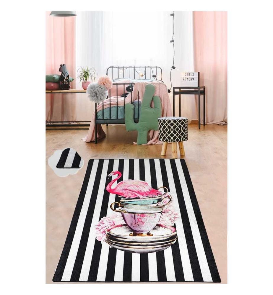 Tapis, Multicolore, 100% Polyester, 80 x 140 cm