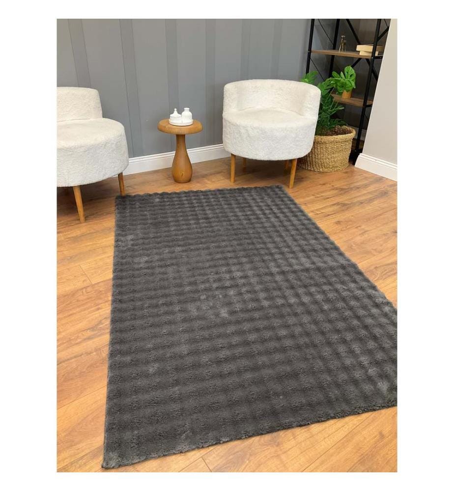 Moquette, anthracite, moquette souple, 120 x 180 cm