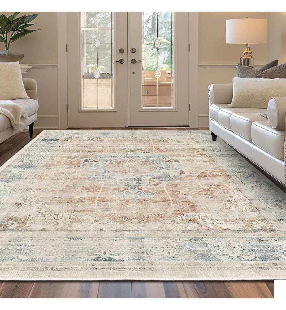 Tapis, 100 x 200, beige, 100 % POLYESTER