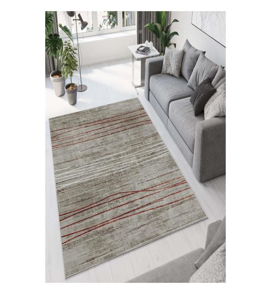 Tapis, 60 x 100, gris, 100 % POLYESTER