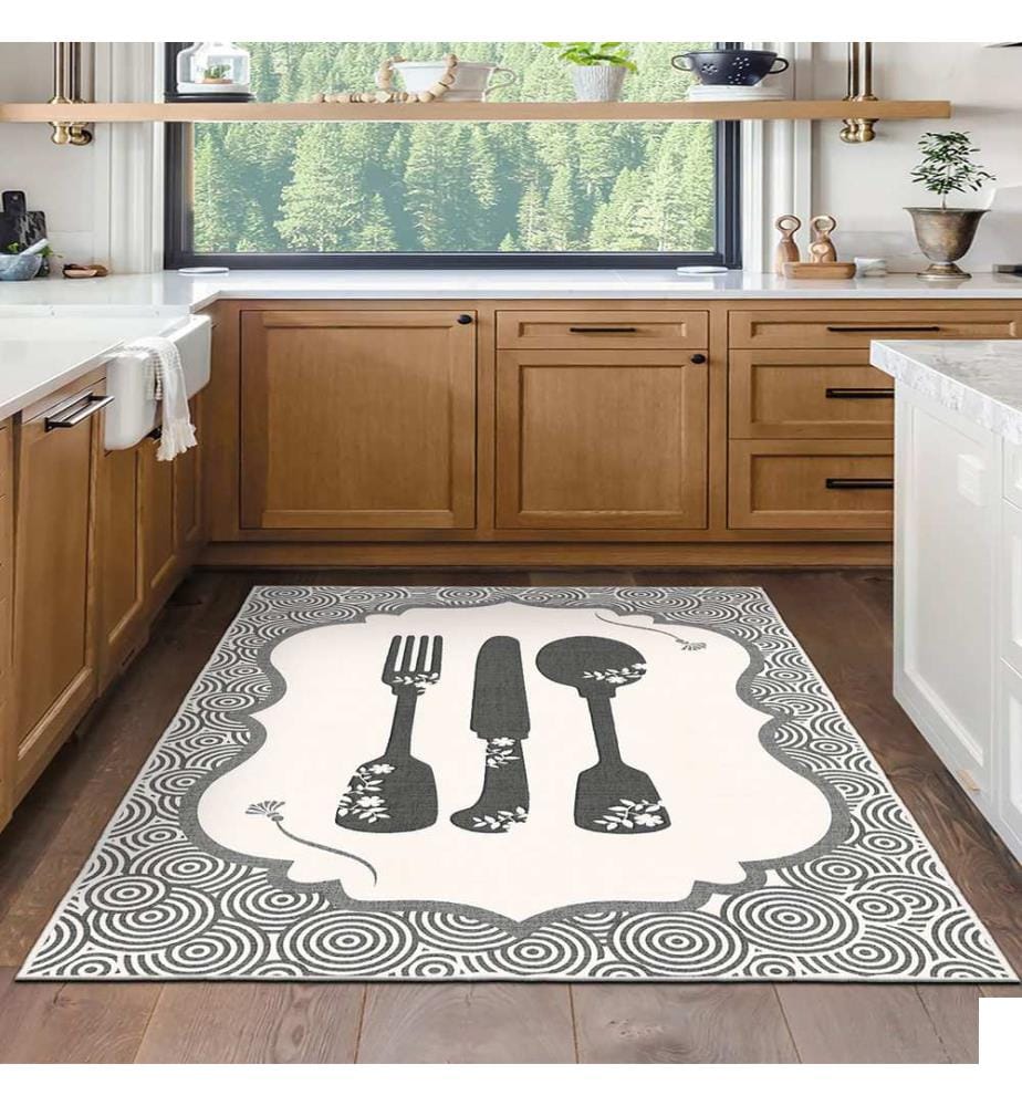 Tapis, 100 x 200, gris, 100 % POLYESTER