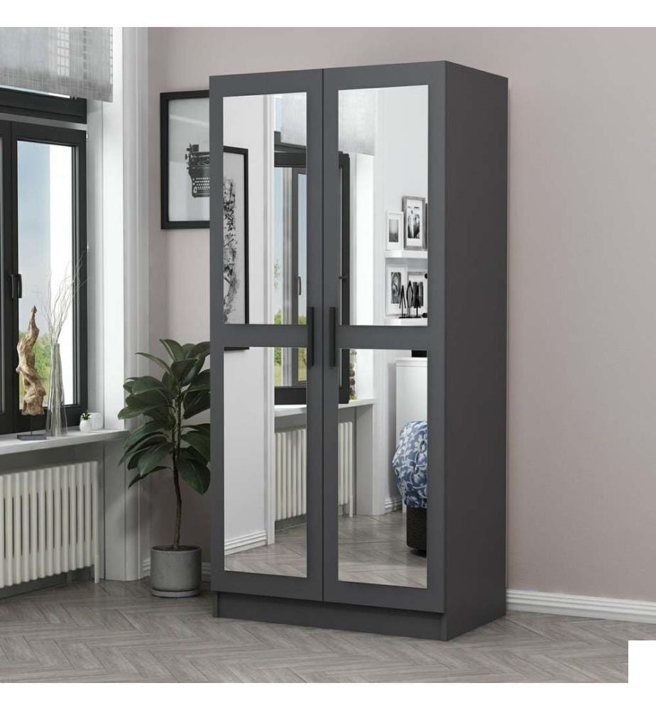 Armoire, Anthracite, Panneau de particules mélaminé