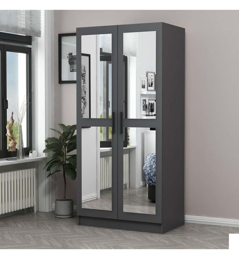 Armoire, Anthracite, Panneau de particules mélaminé