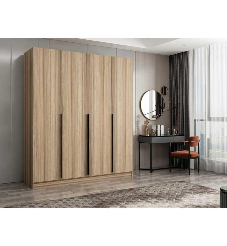 Armoire, chêne, panneau de particules mélaminé