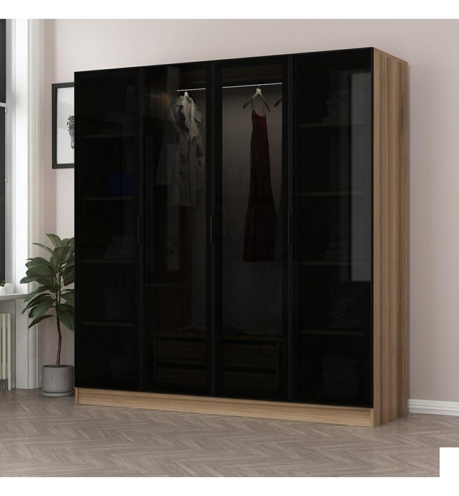 Armoire, protection contre la fumée, panneau de particules mélaminé