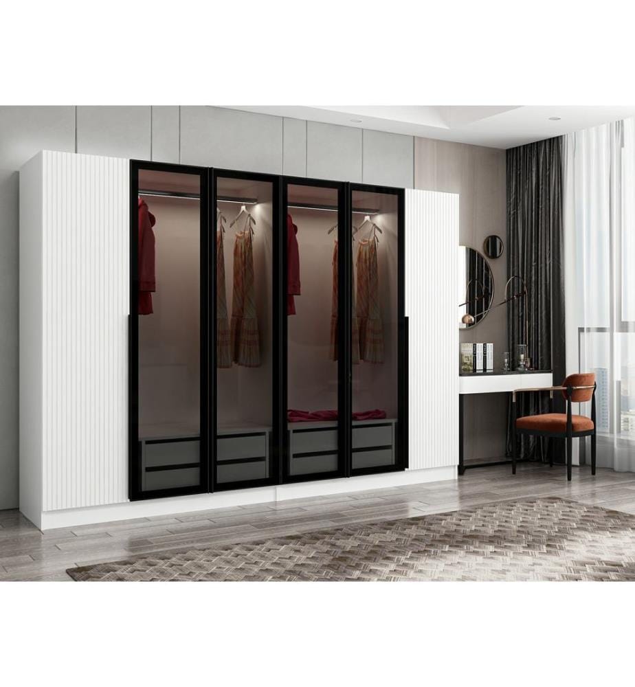 Armoire, protection contre la fumée, panneau de particules mélaminé