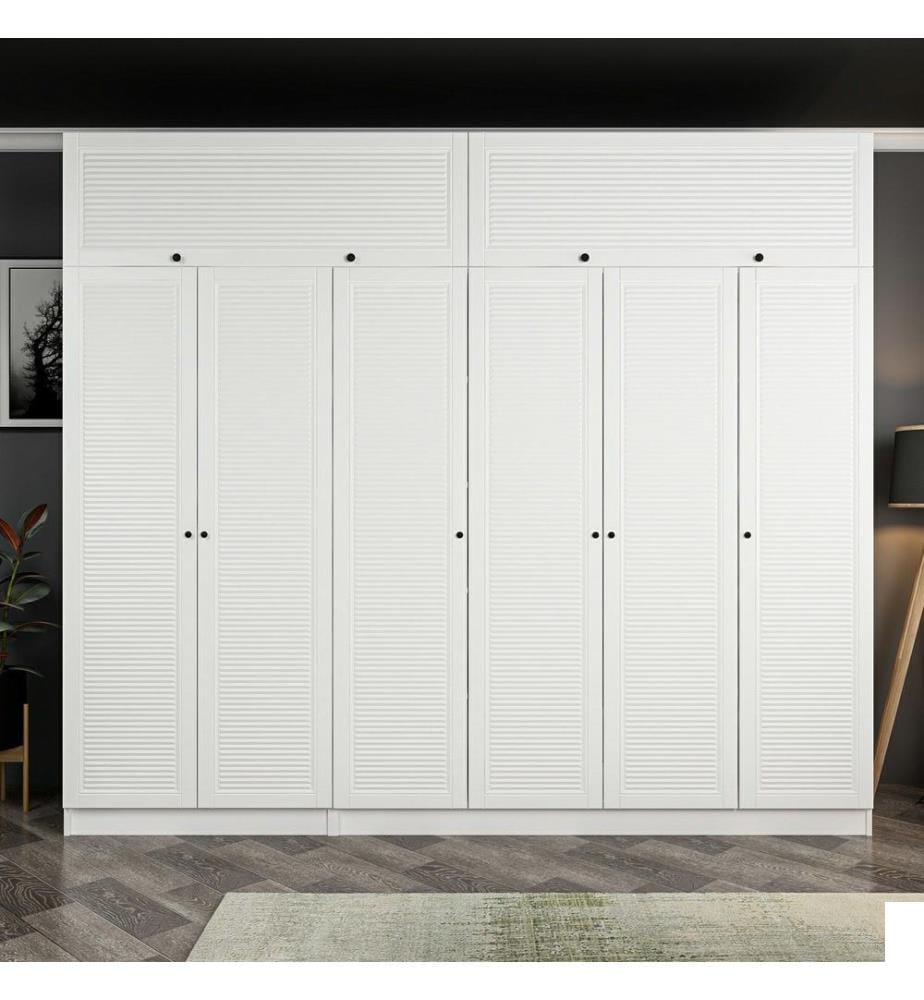 Armoire, blanc, panneau de particules mélaminé