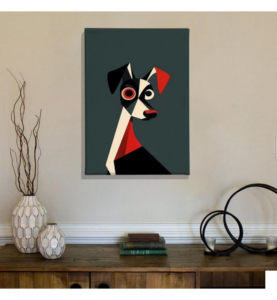 Peinture décorative sur toile, Multicolore, 100% CANVAS