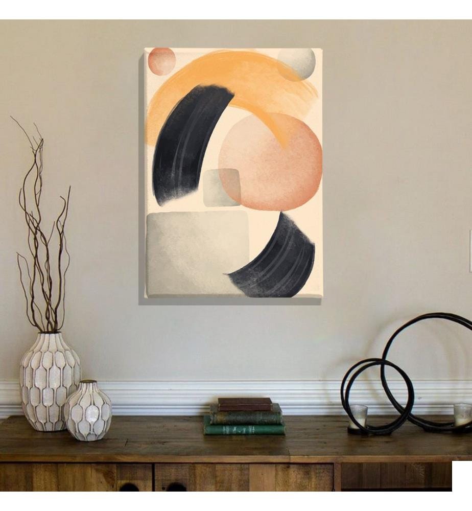Peinture décorative sur toile, Multicolore, 100% CANVAS