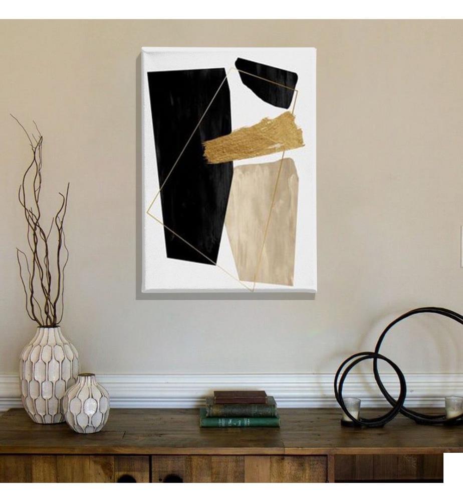 Peinture décorative sur toile, Multicolore, 100% CANVAS