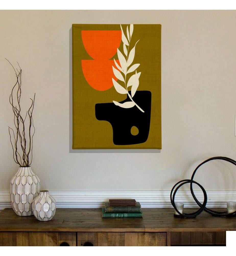 Peinture décorative sur toile, Multicolore, 100% CANVAS